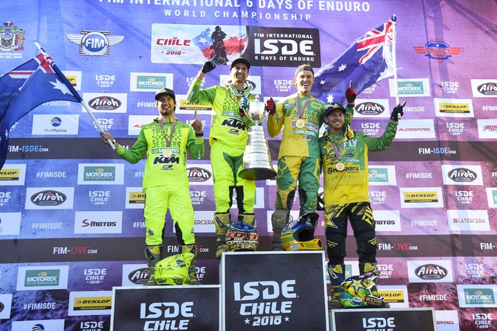 MXandOffroad's tweet photo. Day Six - Australia crowned 2018 FIM ISDE Champions https://t.co/pe0C8JjXDm https://t.co/GCgklzQ3Qs