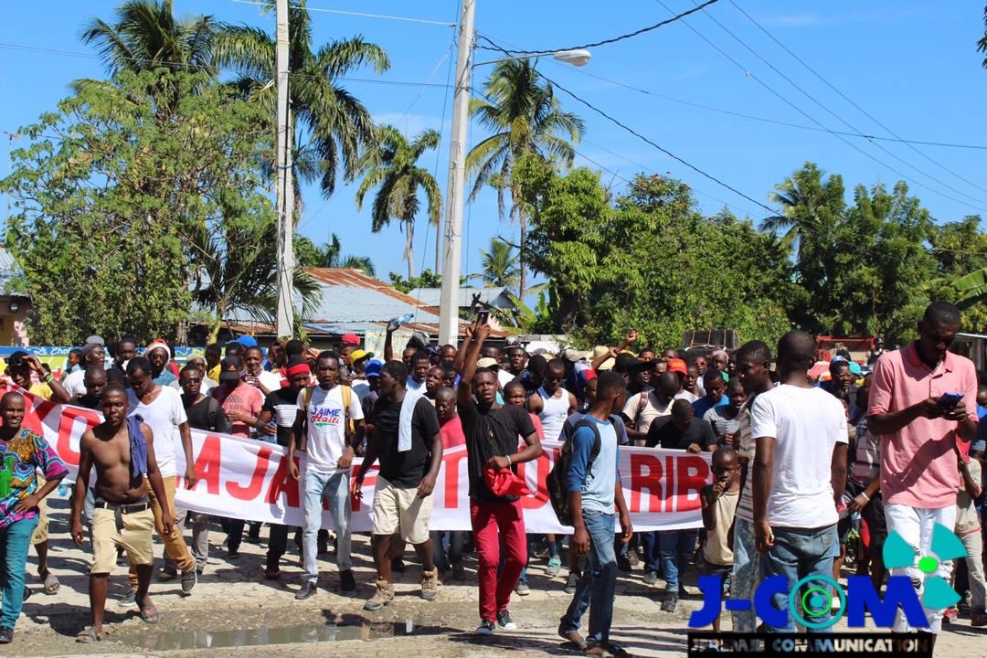 JCOMHaiti's tweet photo. Manifestation 18 novembre 2018 #JeremieHT https://t.co/XCWSABYmHj