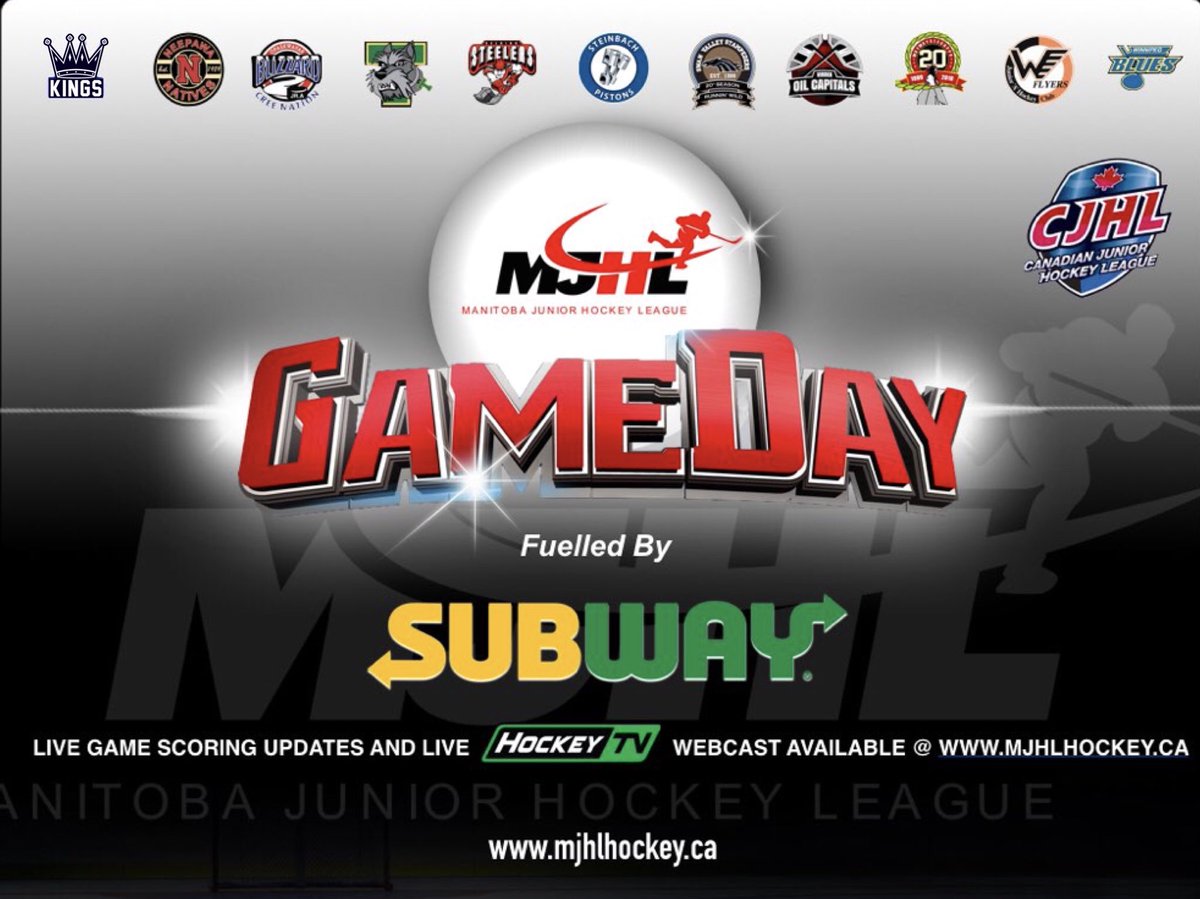mjhlhockey's tweet photo. #MJHLGAMEDAY fuelled by @Subway_MB 

#PORvsWAY
#OCNvsVOC
#SVSvsSTP

🗒 https://t.co/tpZ6sLd17j

📱 #MJHLApp by @HockeyTech 

🖥 https://t.co/akG8WvotBg https://t.co/jQertGeq4P