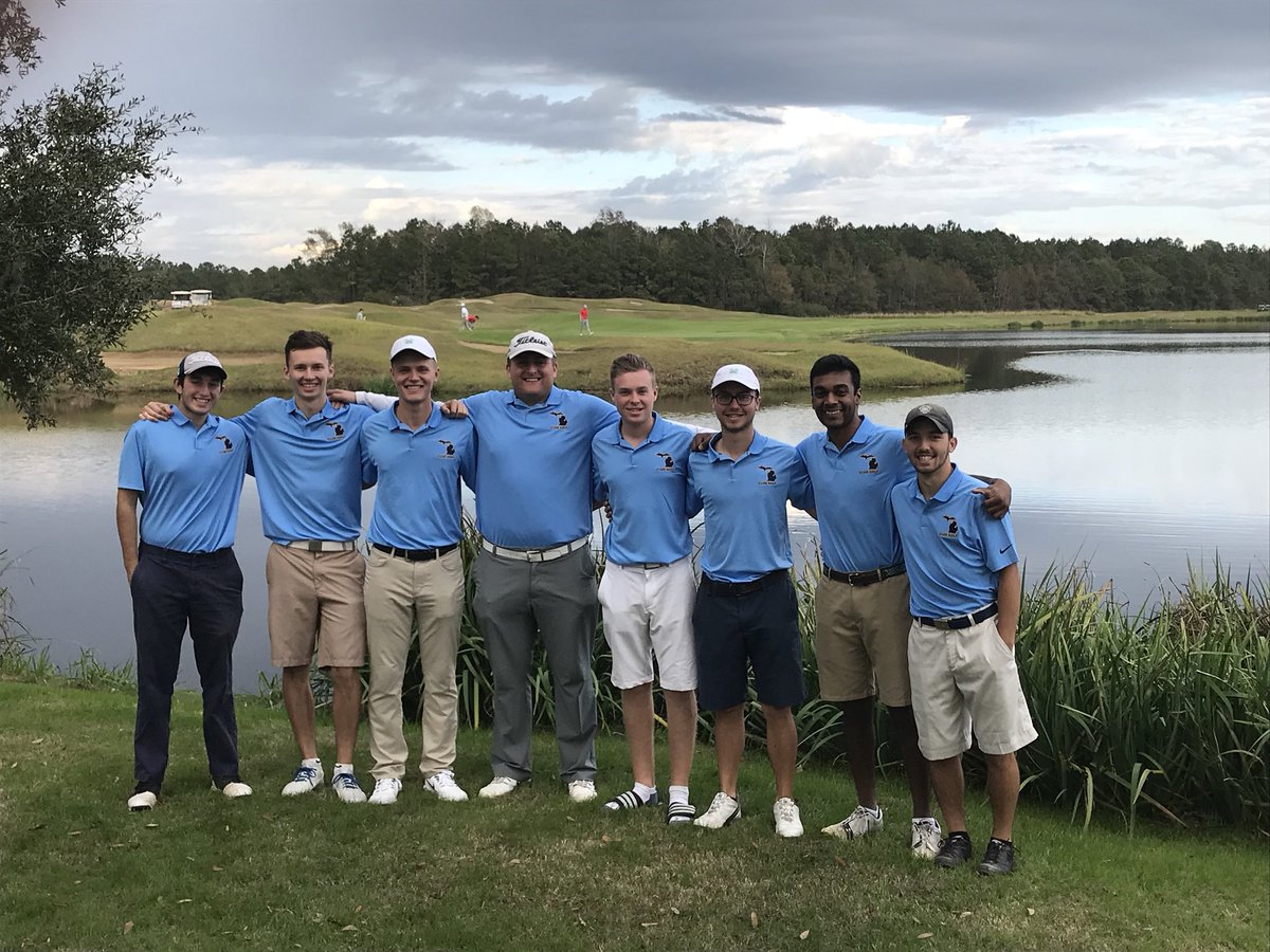 clubgolfmich's tweet photo. Awesome weekend at Barefoot Resort with this team. Courses were phenomenal and so was the weather! Shoutout to the @NCCGA for putting on another fantastic event. See you in the spring! https://t.co/lZq42s4lZN