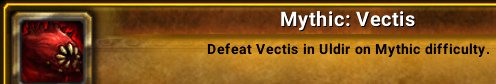 Hocuspocus2214's tweet photo. I just earned the [Mythic: Vectis] Achievement! #Warcraft https://t.co/xDtwdS3Ai3