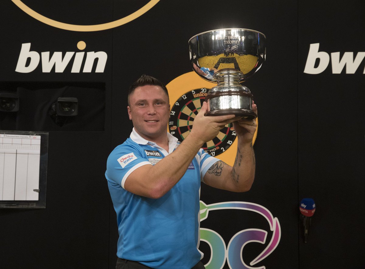 bwin's tweet photo. So that's all from the 2018 bwin Grand Slam of Darts!
Congratulations to Gerwyn Price and thank you to everyone in Wolverhampton that made it such an amazing nine days ๐ฏ
#bwindarts #bwinGrandSlam https://t.co/yvpdutkqgS