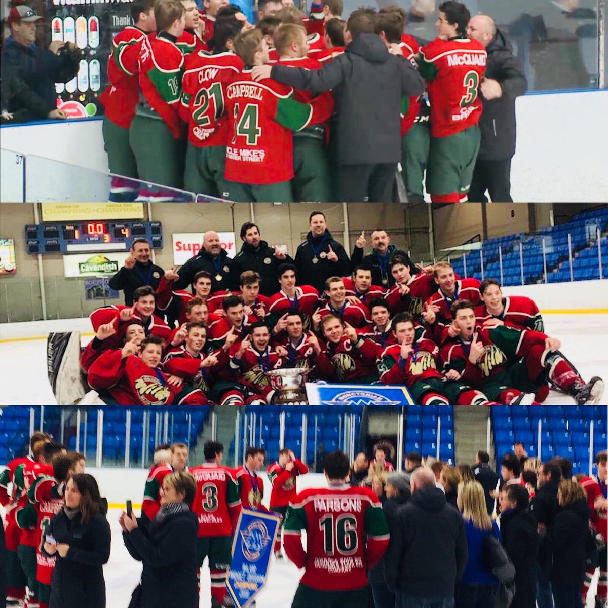 Your 2018 Monctonian Major Midget Champions.🥇🏆🥇

#WildCard
#BleedGreen
#IntoTheWild