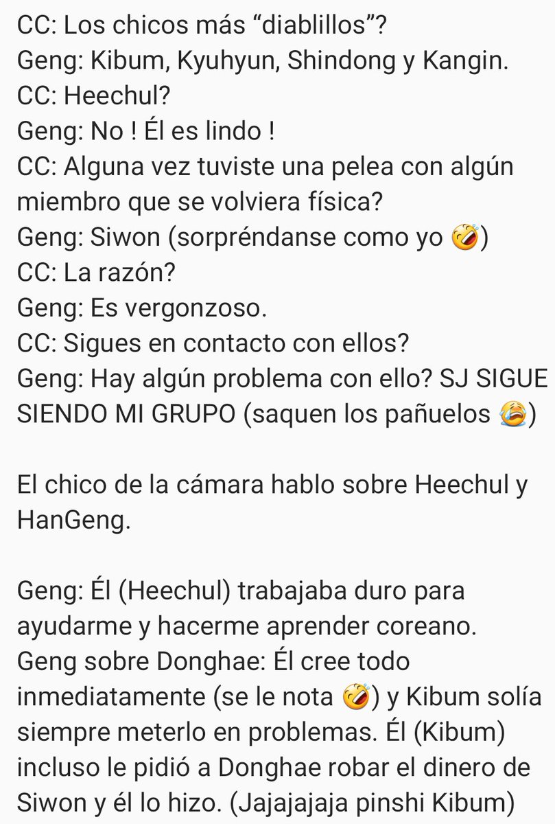 ELFintUnion's tweet photo. [INFO] Hace unos días salió a la luz una parte de un documental que está realizando HanGeng, en él, expresa su sentir hacia sus antiguos compañeros de Super Junior. 

Toda la info en las imágenes⬇️

Trad: Kimberly Bautista
©ElfSujuMexico

ELFInterUnion | TeukWon~ https://t.co/URAxpRBxS3