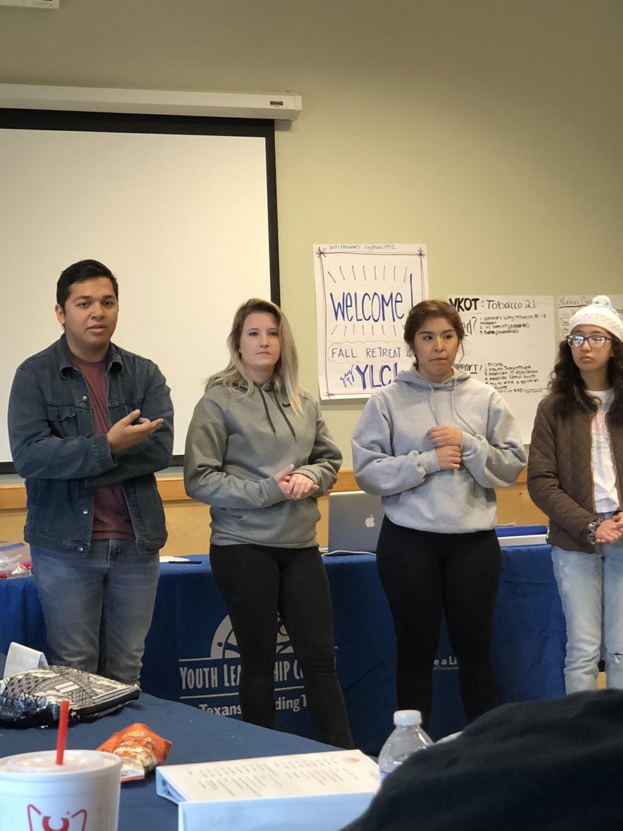 Tx_SDY's tweet photo. Texans Standing Tall's Youth Leadership Council wrapped up their Fall Training today. They spent the weekend collaborating on community projects, learning leadership skills, and developing great friendships! #EngageTST https://t.co/BzVBggsN1l