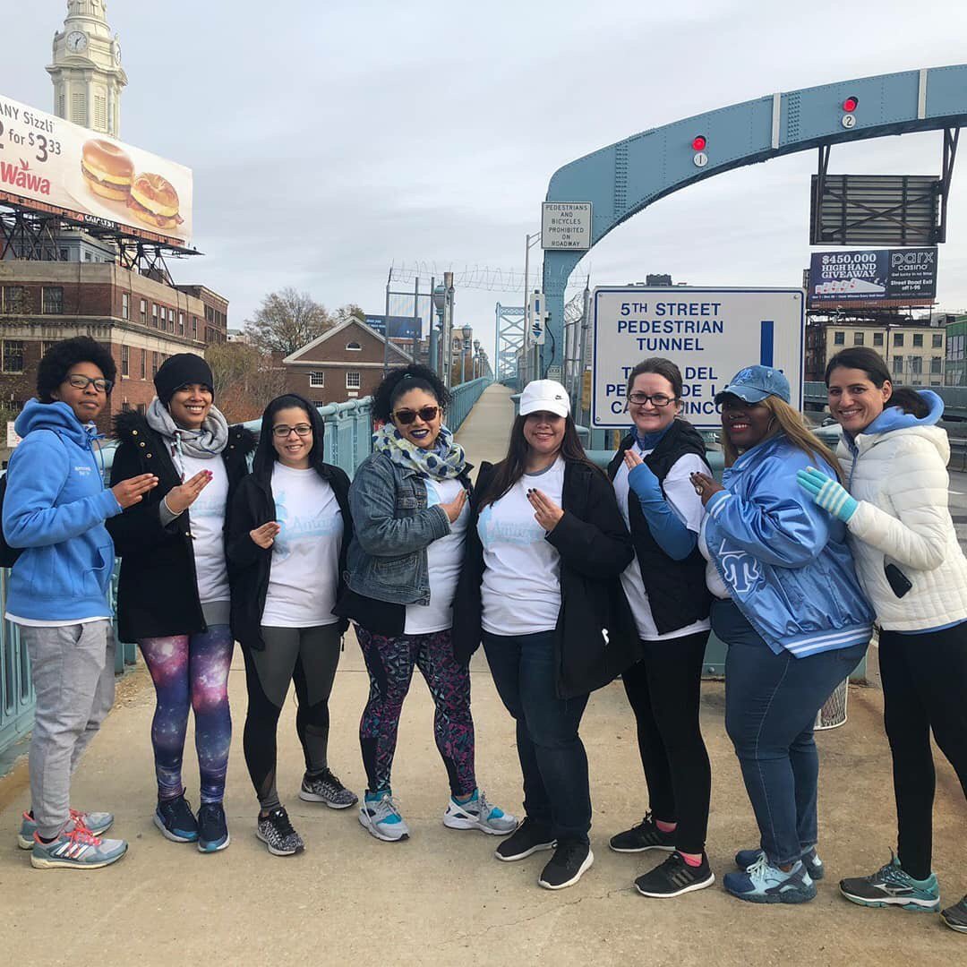 MuSigmaUpsilon's tweet photo. Sisters participating in #runlikeanamazon throughout the country.
.
.
.
.
#musigmaupsilon #msufoundation https://t.co/yxYTPeHK8z
