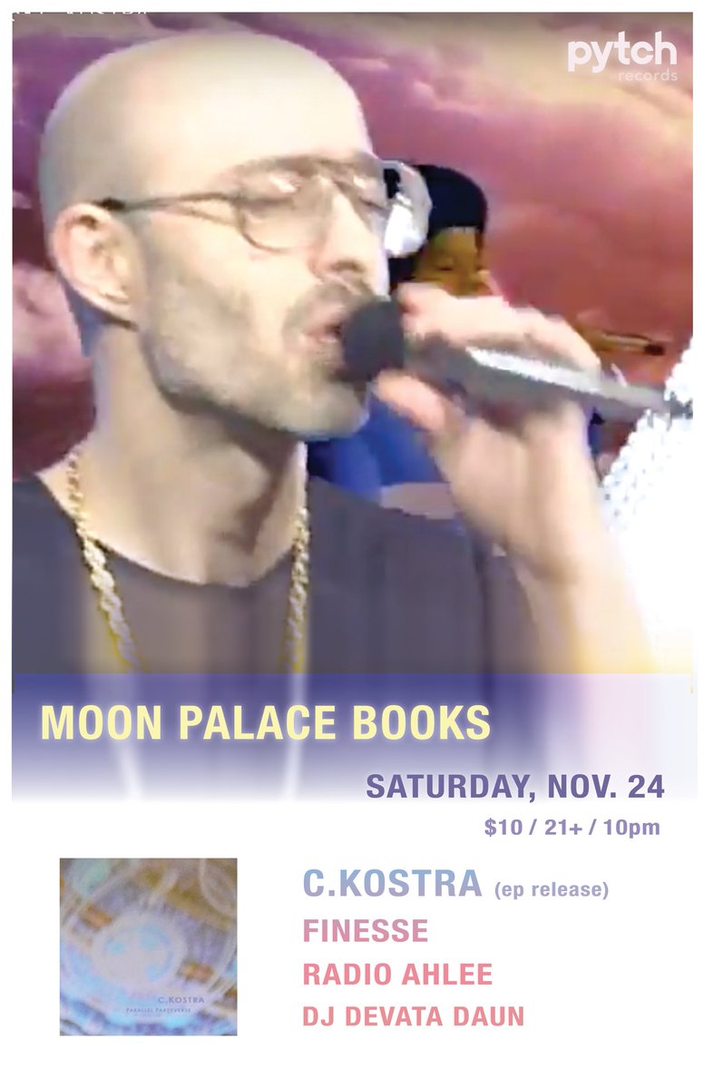 pytch records (@pytchrecords) on Twitter photo North Carolina WKNC 88.1 FM is already spinning C.Kostra’s unreleased ep “Parallel Partyverse”
See you this Saturday at Moon Palace!
<a href="/c_Kostra/">Ryan Olcott</a> North Carolina WKNC 88.1 FM is already spinning C.Kostra’s unreleased ep “Parallel Partyverse”
See you this Saturday at Moon Palace!
<a href="/c_Kostra/">Ryan Olcott</a>
