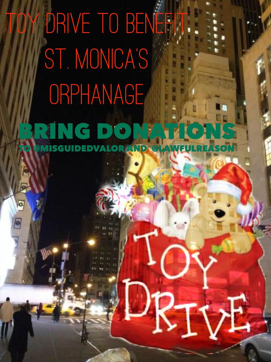 Walks around campus with an arm full of flyers, hanging them from all the bulletin boards and light posts he comes across. 

Back at it for his and Tim’s yearly holiday toy drive.

-Edit by <a href="/LawfulReason/">Tim Drake</a>-