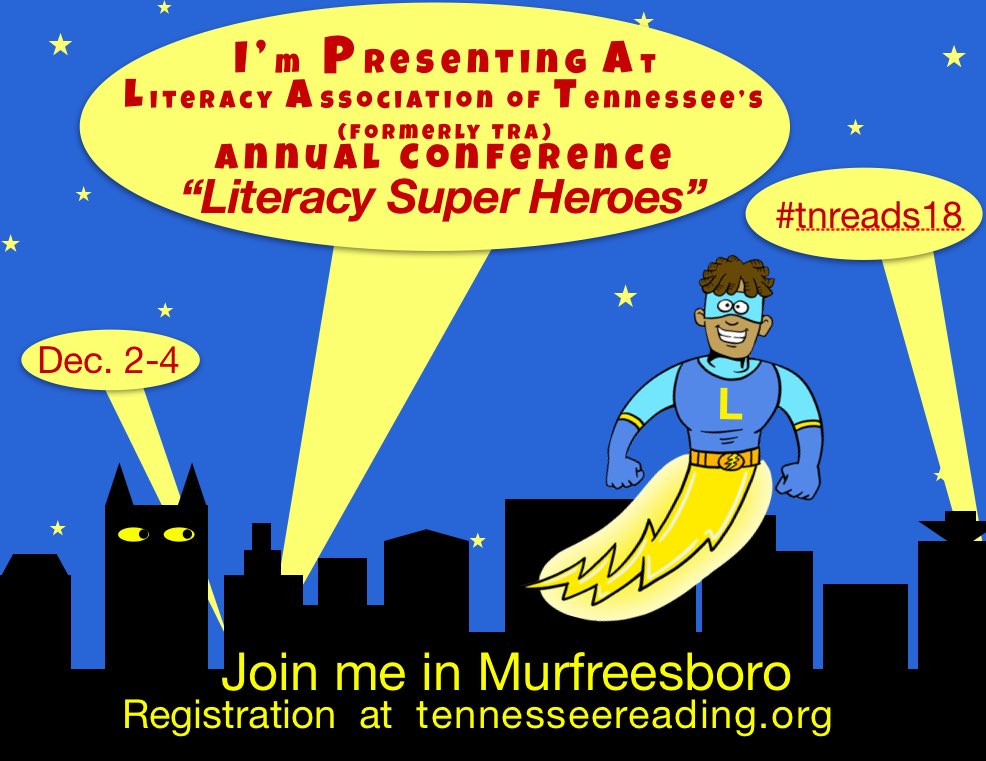 b_andrewsbec's tweet image. Looking forward to the Literacy Association of TN Conference in December! #BenchmarkEd