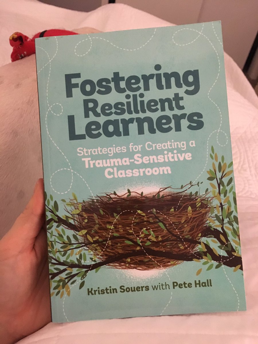 There’s nothing like being in bed at 4:30PM on a Sunday with some #PD #traumasensitive #traumainformed #education