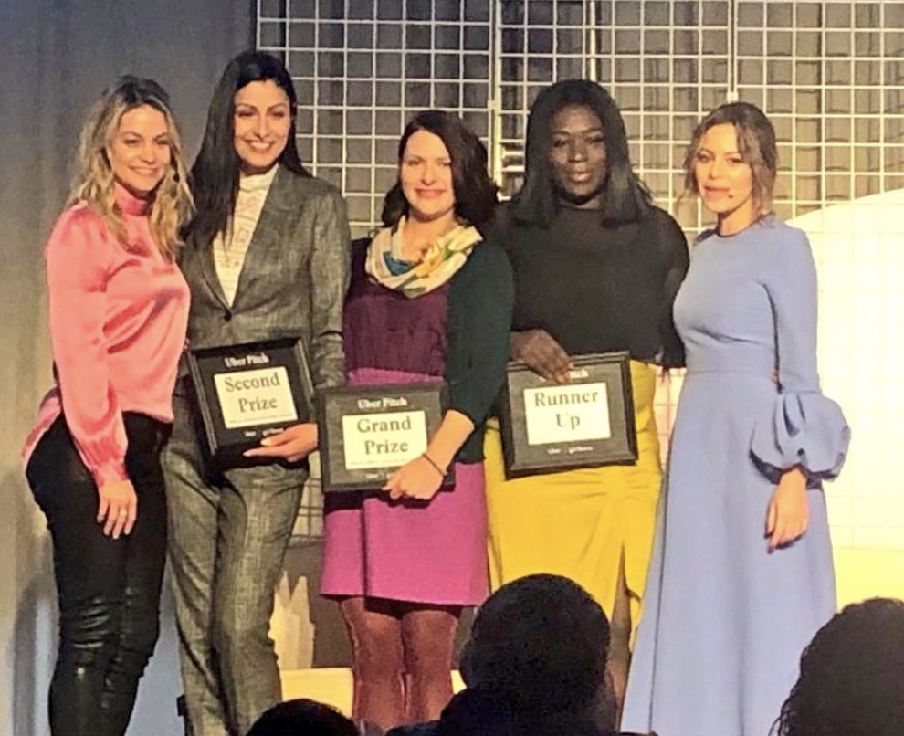CurioLearning's tweet photo. It's official. Our CEO &amp; President, @AshleyLambS, won the $100K #GirlbossRally pitch in NYC this weekend. We are thankful for her leadership &amp; SO proud of her accomplishments. Thank you @Uber &amp; @girlboss for taking a chance on a TL's vision for education! #TeachLikeaRebel 😀 https://t.co/GdQ6Xlpe4v