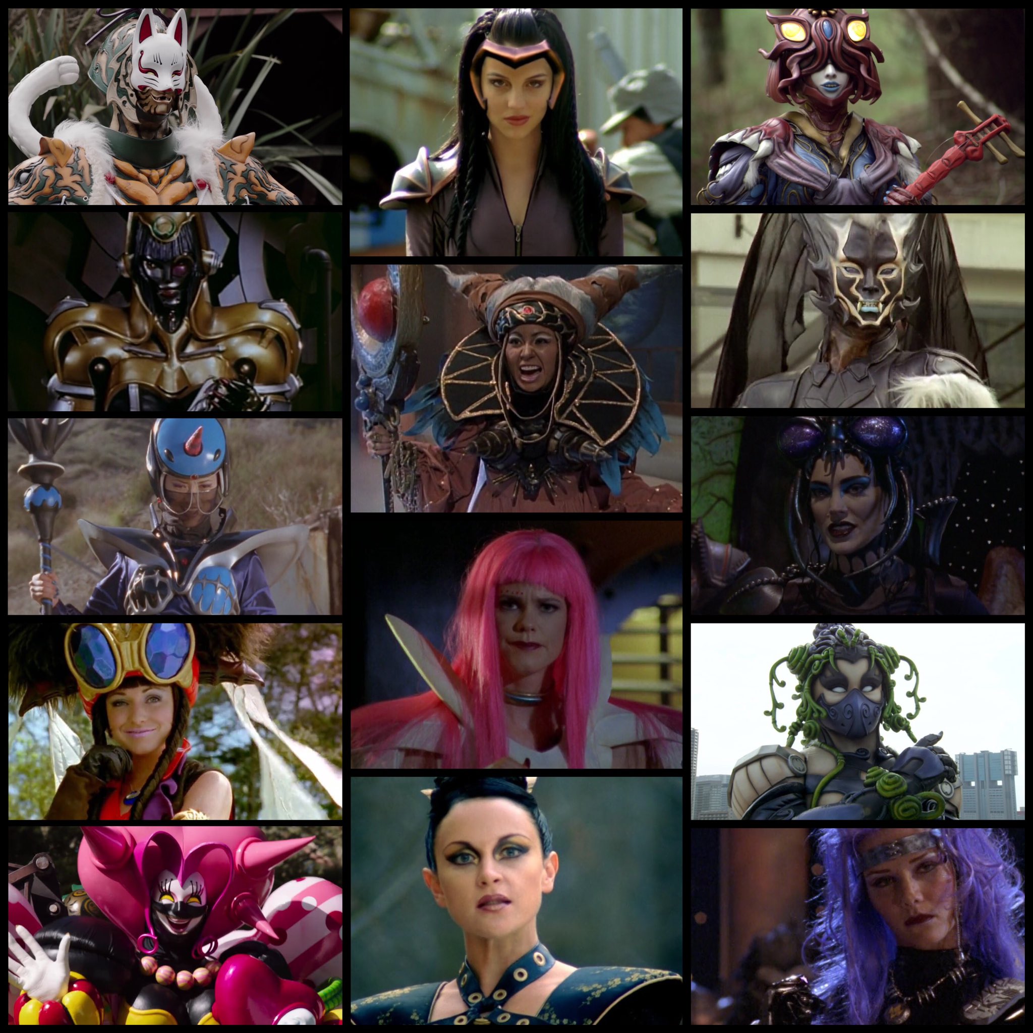 Power Rangers Female Villains Lady Villain Legacy Morphin' Legacy