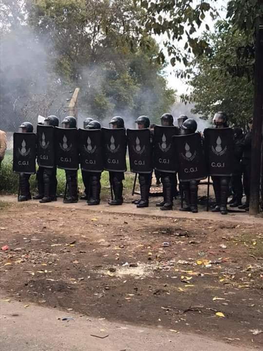 NuestrosArboles's tweet photo. Asi reprimen a nuestros vecinos intentando defender sus arboles.
#genocidioambiental Responsables directos @MiguelLifschitz y @MonicaFein #rosario https://t.co/RTKvRG1kF0