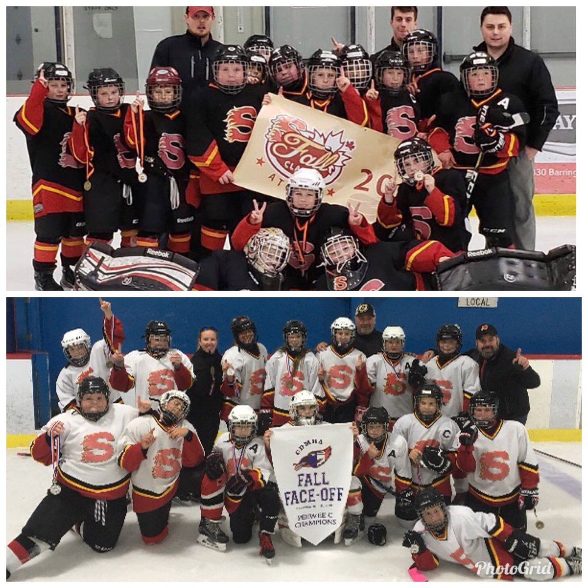 🔥What a weekend for our Flames!!!🔥

Congratulations to our Atom A Flames who captured GOLD and our Peewee A Flames who secured SILVER during the SCMHA Fall Classic Tournament AND to our Peewee C Flames who captured GOLD at the CDMHA Fall Faceoff! #FlamesPride #FlamesProud