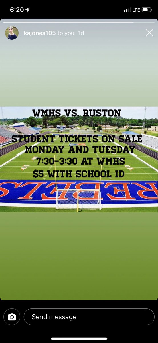 wmhscheerleader's tweet photo. Students don’t forget to buy your tickets 💙❤️💙❤️ https://t.co/0it9arz96G