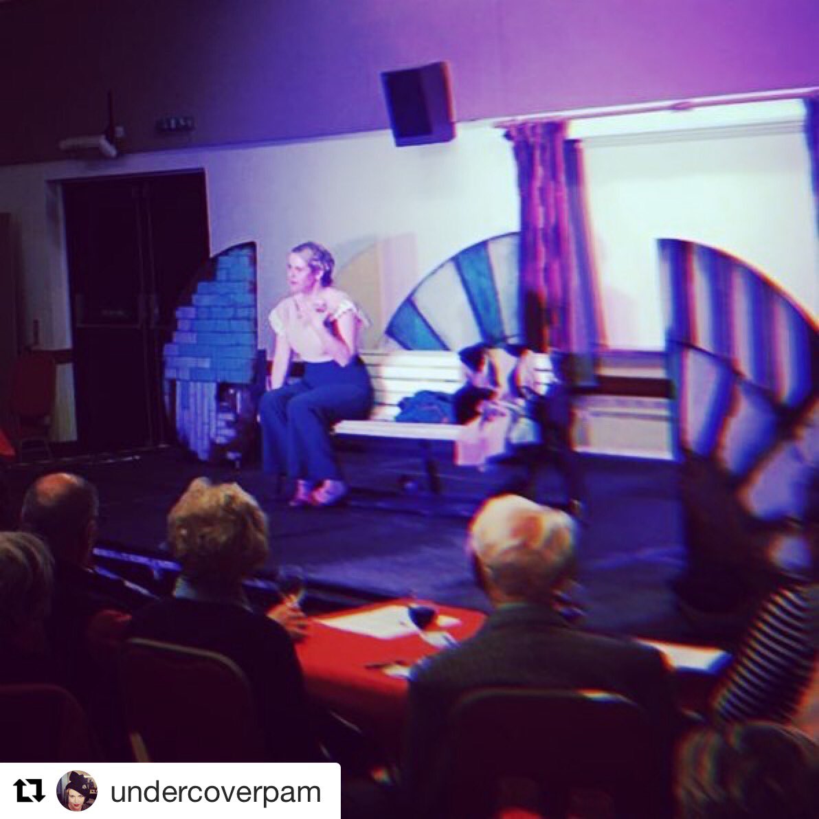 HUGE thanks to @ArtsAliveEvents and all the fantastic Shropshire villages we visited this week with <a href="/UndercoverPam/">Lady Pamela More</a> #agentofinfluence Such wonderfully warm, welcoming and fun-filled audiences all round. Pammy had a hoot!