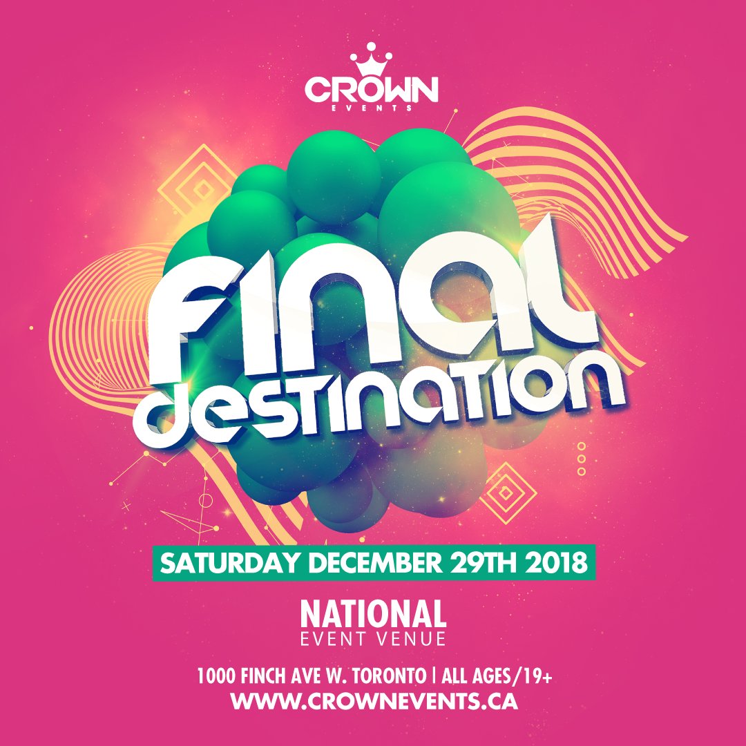 Get ready for the most anticipated event of the year FINAL DESTINATION on Dec 29th at National Event Venue! Get your tickets here:  bit.ly/2FtOyKW