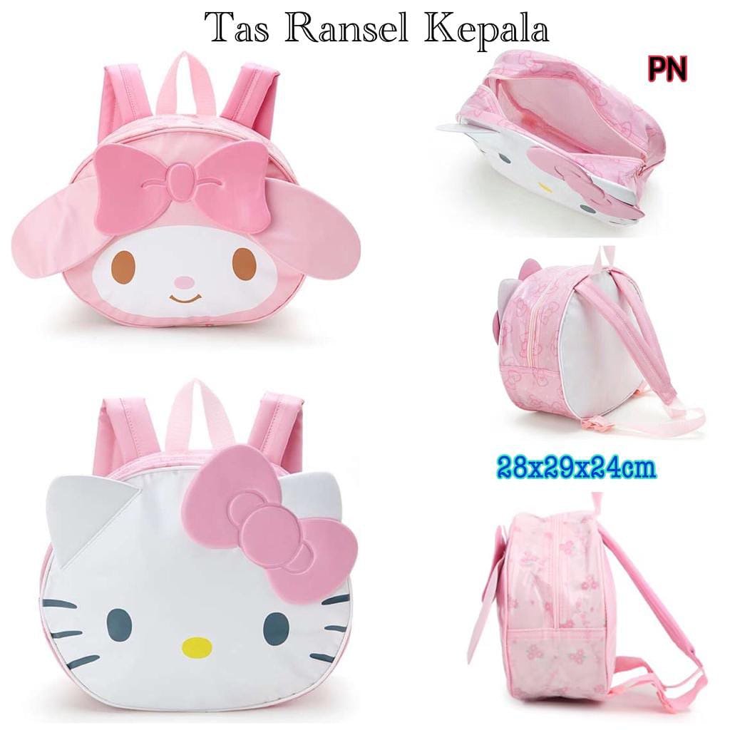 Tas ransel hello kitty dan melody #pecintahellokitty wajib punya nih ;)
135.000 aja... minat wa ya 085888138481
