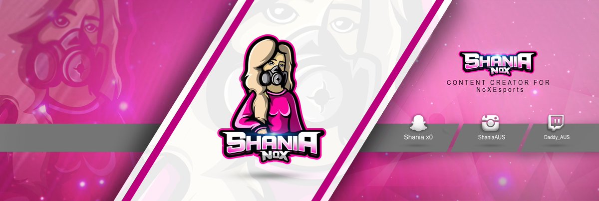 New header and mascot for @ShaniaAUS ! Thanks <a href="/Bling1504/">Bling illustration</a> for you amazing work.