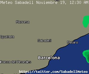 SabadellMeteo's tweet photo. #Sabadell, Temp: -572.8ºC, Muy nublado, Vent: 0 Norte, Humitat: -999%, Presio: 1009 hPa https://t.co/Frc6MLqzxa