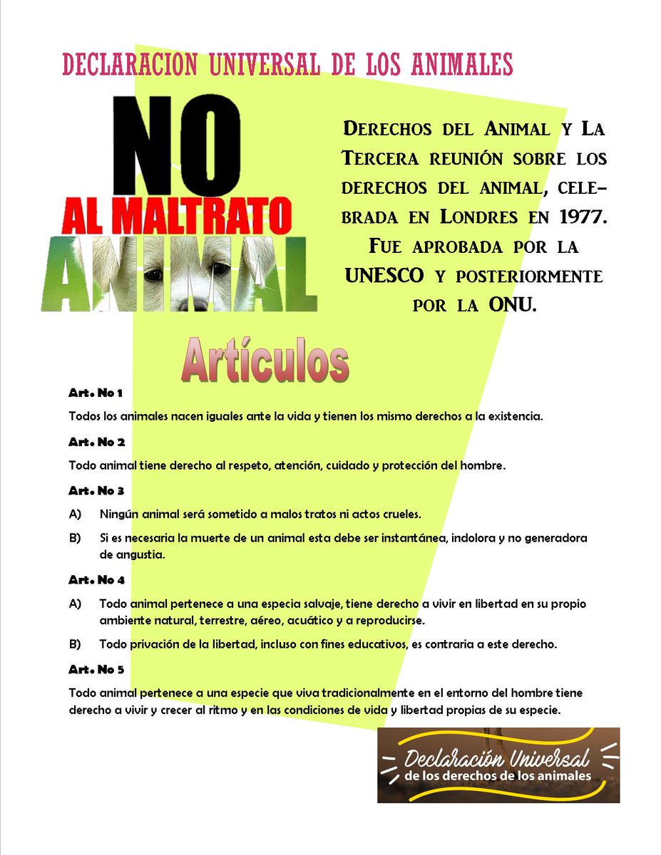 AnubisLopez1's tweet photo. #AltoAlAbusoDeLosAnimales
#DeclaracionUniversalDeLosAnimales https://t.co/lbuvSdYgxS