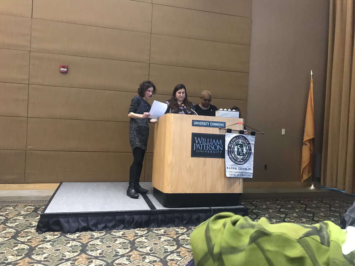 EAHarmonaco's tweet photo. Thank you @kappadeltapi for inviting me to be the guest speaker at @wpunj_edu’s initiation dinner. Congratulations to the @WPCollegeOfEd students! https://t.co/hTUGOvrcbY