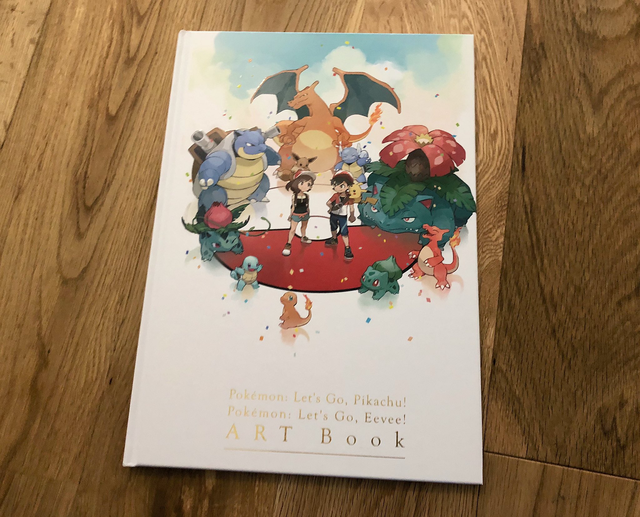 James Turner on X: “The Pokémon Let’s Go Art Book - it was a pre 