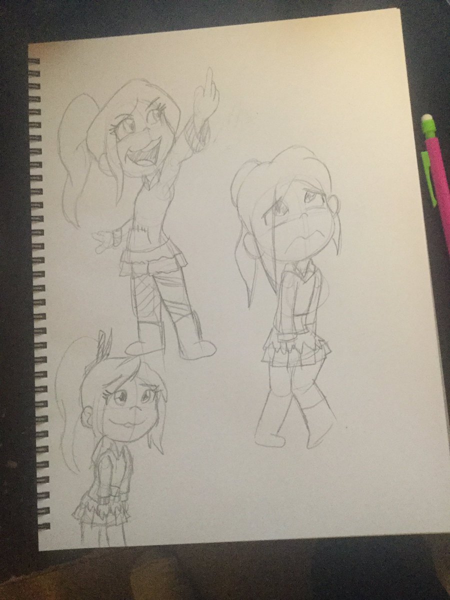Pawzitivity's tweet photo. Van Van Sketches.... Her name is too long so I shortened it. https://t.co/8v97bOG0BZ