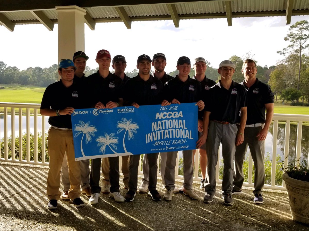 RMUClubGolf's tweet photo. We would like to thank Barefoot resort and the @NCCGA for having us this weekend. We didn’t get the results that we wanted, but this is a weekend we will never forget. #BDE #RMUPride https://t.co/qsgBm0J2kA