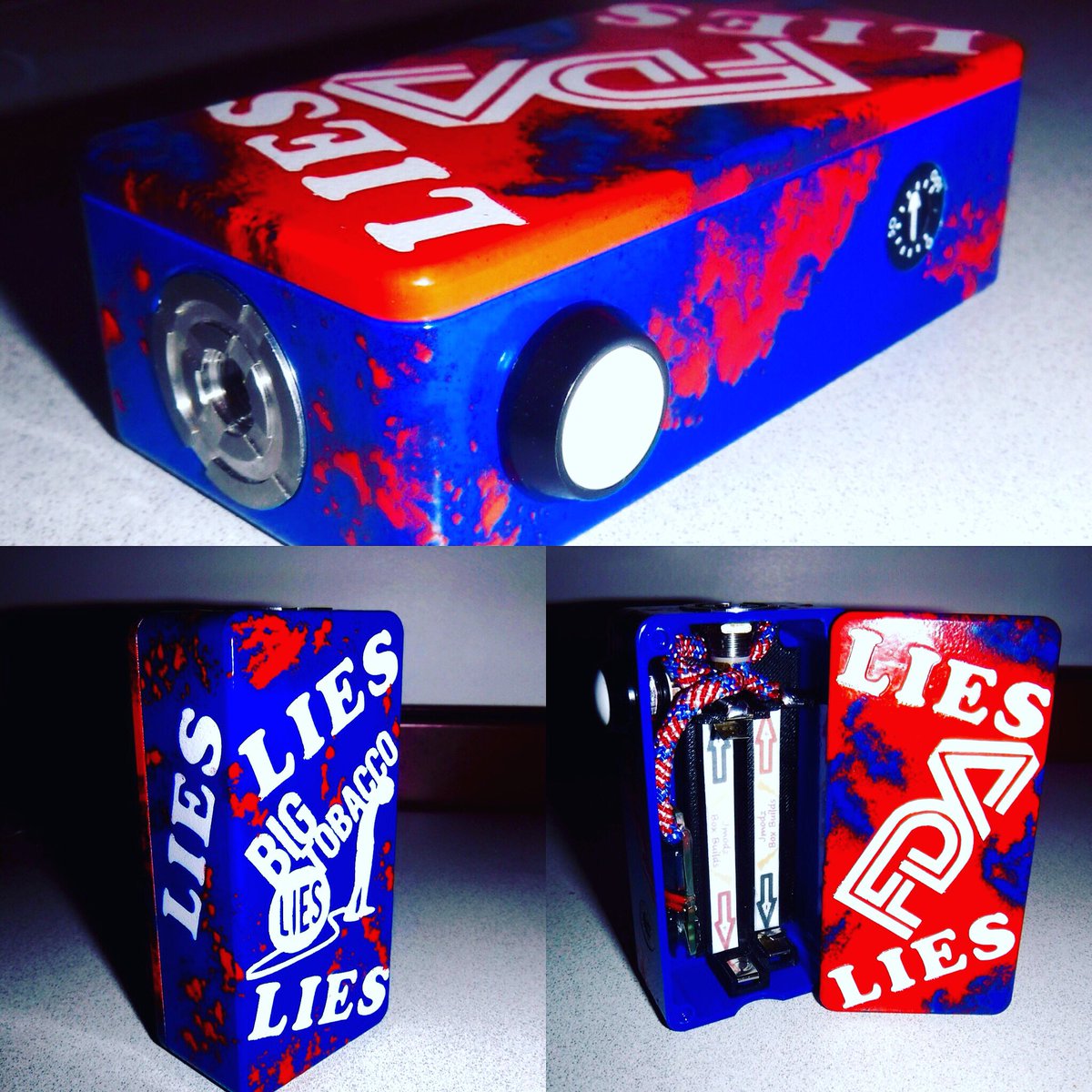 jmodzboxbuilds's tweet photo. #jmodz #jmodzboxbuilds #modz #vapegod #vape #vapenation #mods #pwm @jmodzboxbuilds https://t.co/nd2yEStpSv