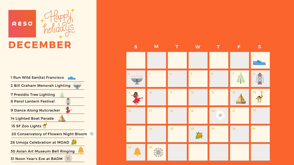 GetReso's tweet image. A list of our favorite only in SF events for next month.🌟We so look forward to enjoying these with our kids! Read the blog post here: reso.club/blog/family-fr… #sfholidays #decemberinSF #onlyinSF #SF
