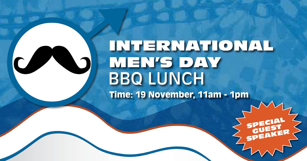 It’s International Men’s Day!

Come on down to the Jimblebar Room at Wanangkura Stadium today from 11am to 1pm to hear from a special guest speaker on the essential values, character attributes and responsibilities of being a man.