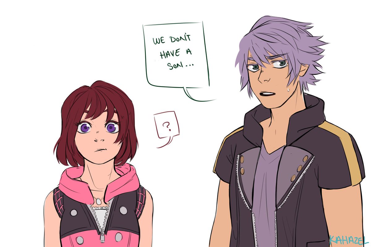 If my kidnappers gave me chocolate milk I probably wouldn't be entirely bothered by the ordeal either. : D
#kingdomhearts #sora #riku #kairi #sorikai 