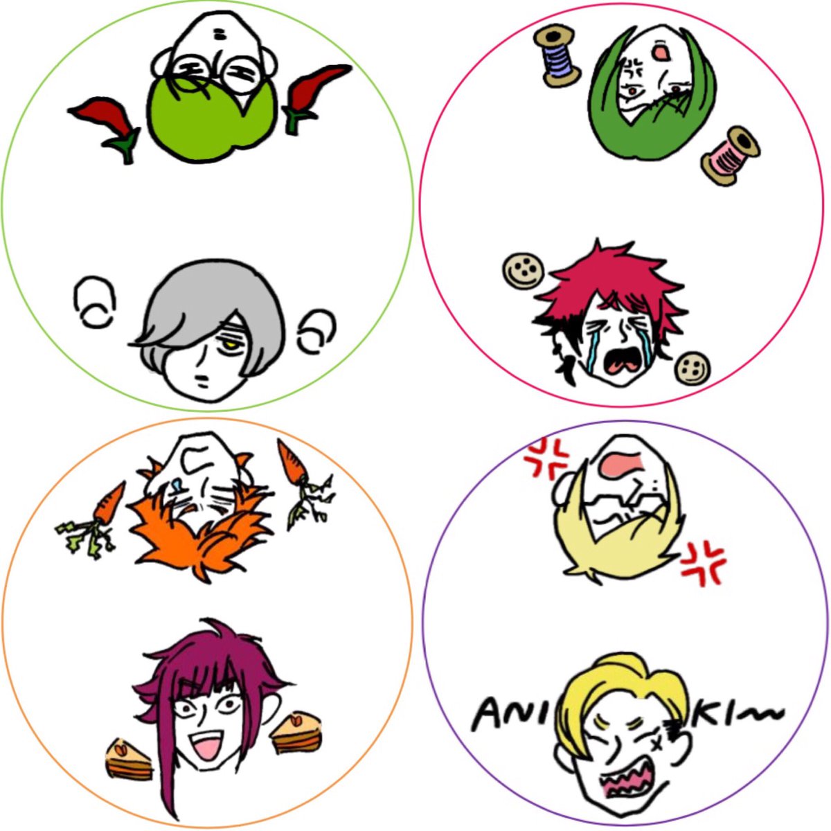 11/24のFULL BLOOM SEASON 7
スペース:東4ク36ab
サークル名:植込み日記
合同誌＂＂MANKAIプロレス2＂＂に寄稿しました❗️また、切って刺して回して遊ぶ工作系グッズ＂MANKAIコマ＂も販売いたします。
当日スペースにてお手伝い兼 駄菓子屋の店主として座っておりますのでよろしくお願いいたします🙇‍♂️ 