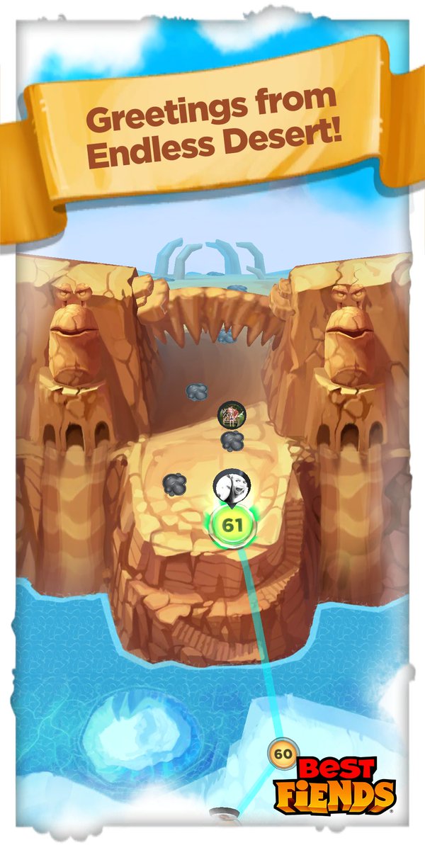 stkonrez's tweet photo. Gate Opened! Bring on the Endless Desert in #BestFiends - Download FREE - https://t.co/6JWwMWaWww via @bestfiends https://t.co/UwOKNEQ9dR