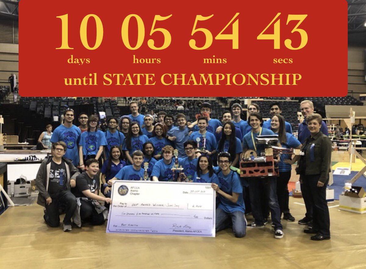 TeamOrion3240's tweet image. Countdown! #thanks2BESTRobotics