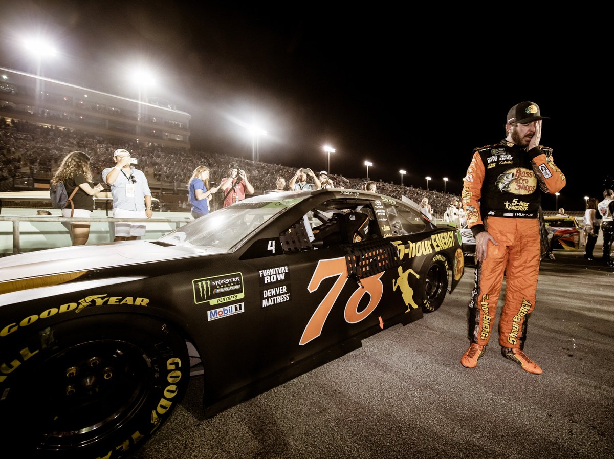 NASCAR's tweet photo. Gave it all he had.

#TruexJr | @MartinTruex_Jr https://t.co/B4uioyD1ld