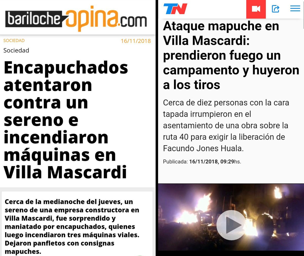 ¿Encapuchados? Ah, deben ser mapuches... #catedraiac