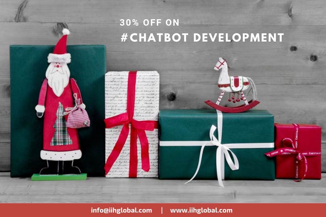 IIH_Global's tweet image. We specializes in chatbot application development. We help industries successfully integrate chatbots to boost their business efficiency.
➡ buff.ly/2ROJov4
☎ +44 7540 215955
#ChatbotDevelopment #ChristmasOffer #ChatbotAPI