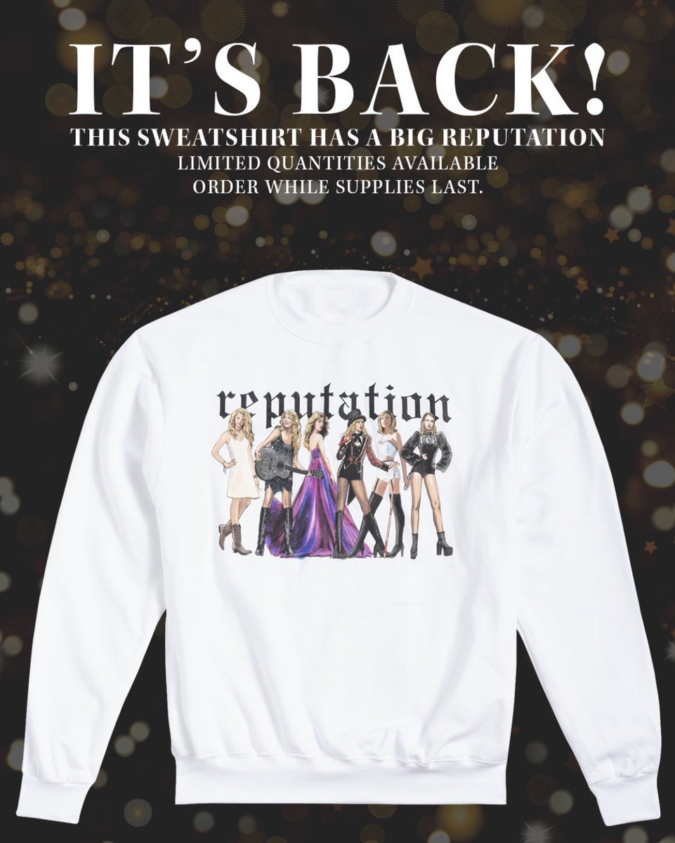 white reputation sweatshirt