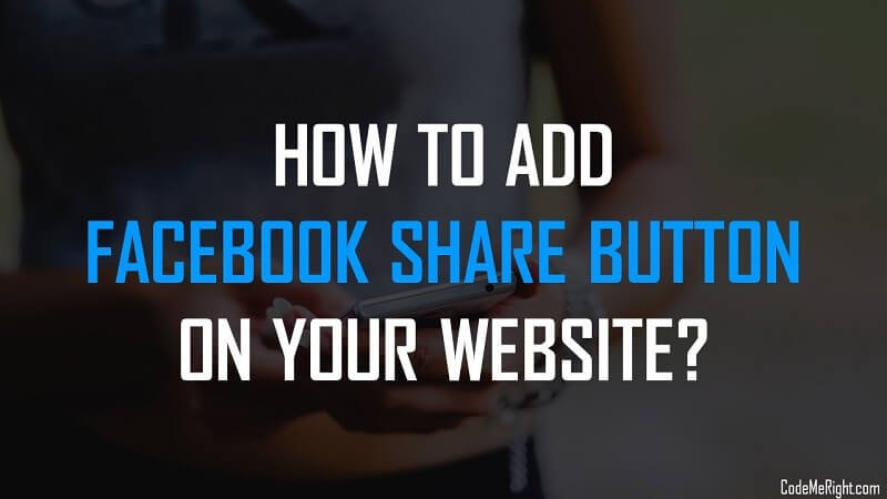 codemeright's tweet photo. How To Add Facebook Share Button On Your Website
https://t.co/iC5kFdy5JB
#Facebook #FacebookPlugins #HTML #Programming #SocialPlugin #Coding #webdev #Javascript #Business #webdeveloper #webdevelopment #programmer https://t.co/pg0R81MMJb