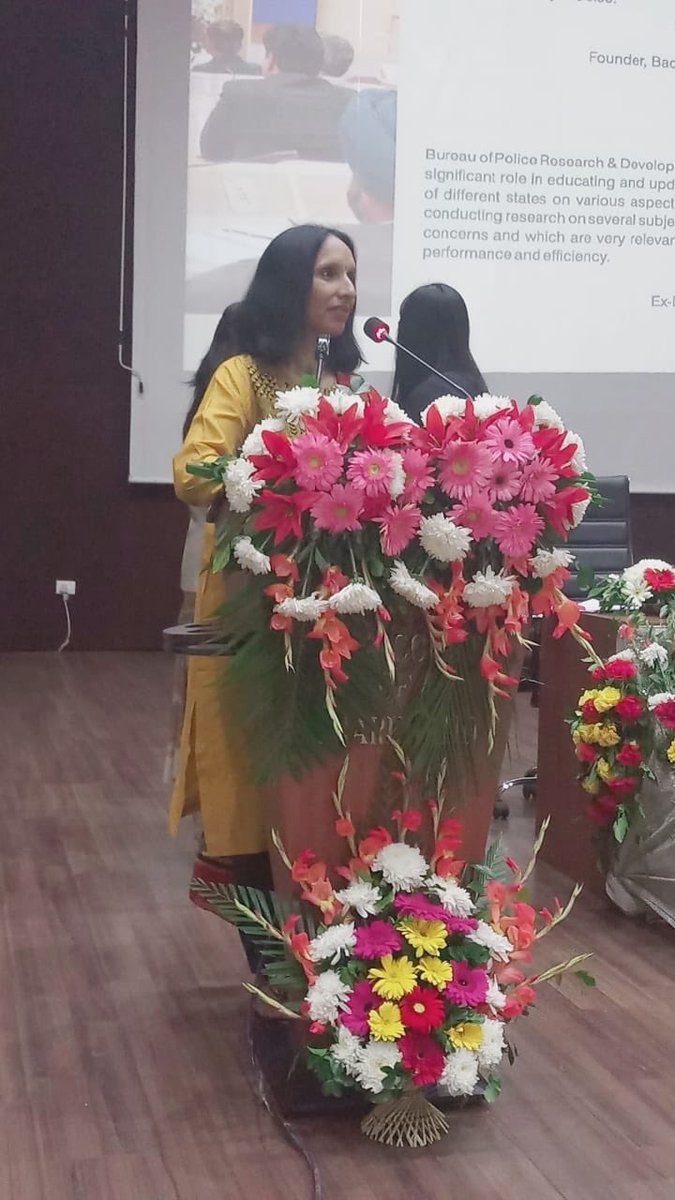 Premlata7summit's tweet photo. It was good to be a part of  the inaugural session of national conference of women in police organised by ⁦@BPRDIndia⁩ and @jharkhand police #NCWP8 https://t.co/hQODSoADd9