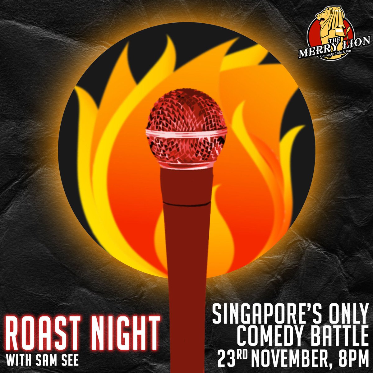 TheMerryLion's tweet photo. ROAR! at The Merry Lion this week ...
More info and booking here https://t.co/UgDKB8H42G
#themerrylion #comedyclub #singapore #standupcomedy #comedian #comedians #laugh #jokes #fun #secretsg #afterdark https://t.co/Q2DtDXQu8y