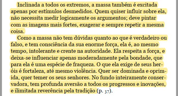 manotelli's tweet photo. Lembram quando eu comentei que a Psicologia das Massas era o texto mais político do Freud?

Então.

Aqui vai uma palhinha desse escrito de 1921.

Qualquer semelhança com o Brasil de 2018 não é mera coincidência. https://t.co/B3f36TZL8u