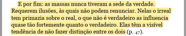 manotelli's tweet photo. Lembram quando eu comentei que a Psicologia das Massas era o texto mais político do Freud?

Então.

Aqui vai uma palhinha desse escrito de 1921.

Qualquer semelhança com o Brasil de 2018 não é mera coincidência. https://t.co/B3f36TZL8u