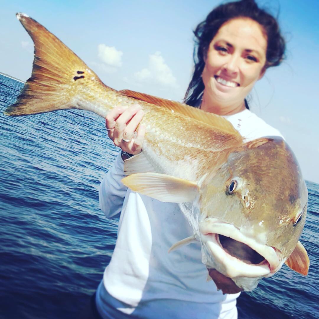 RedfishMafia's tweet photo. Georgetown SC’s Mandy Mobley catching some Nov hammers! https://t.co/TQFe2tDLBS