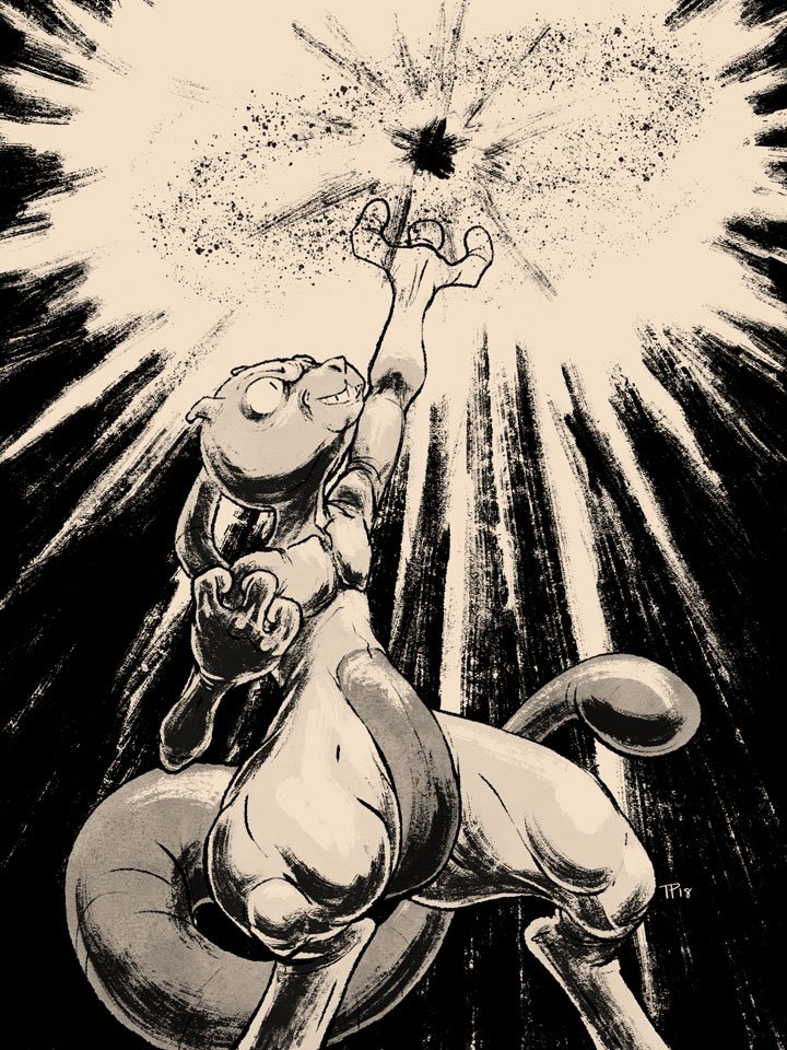 tysonpease's tweet photo. #inktober x #smashtober revisited: Days 17-24
<thread 1/3> Day 18

8"x10" #artprints from the series coming *by preorder only*. PM for details. Orders due 12/2

#inktober2018 #illo #illustration #digitalart #ink #inkwash #videogames #nintendo #smashbrosultimate #mewtwo #pokemon https://t.co/1Yq1rjDMz4