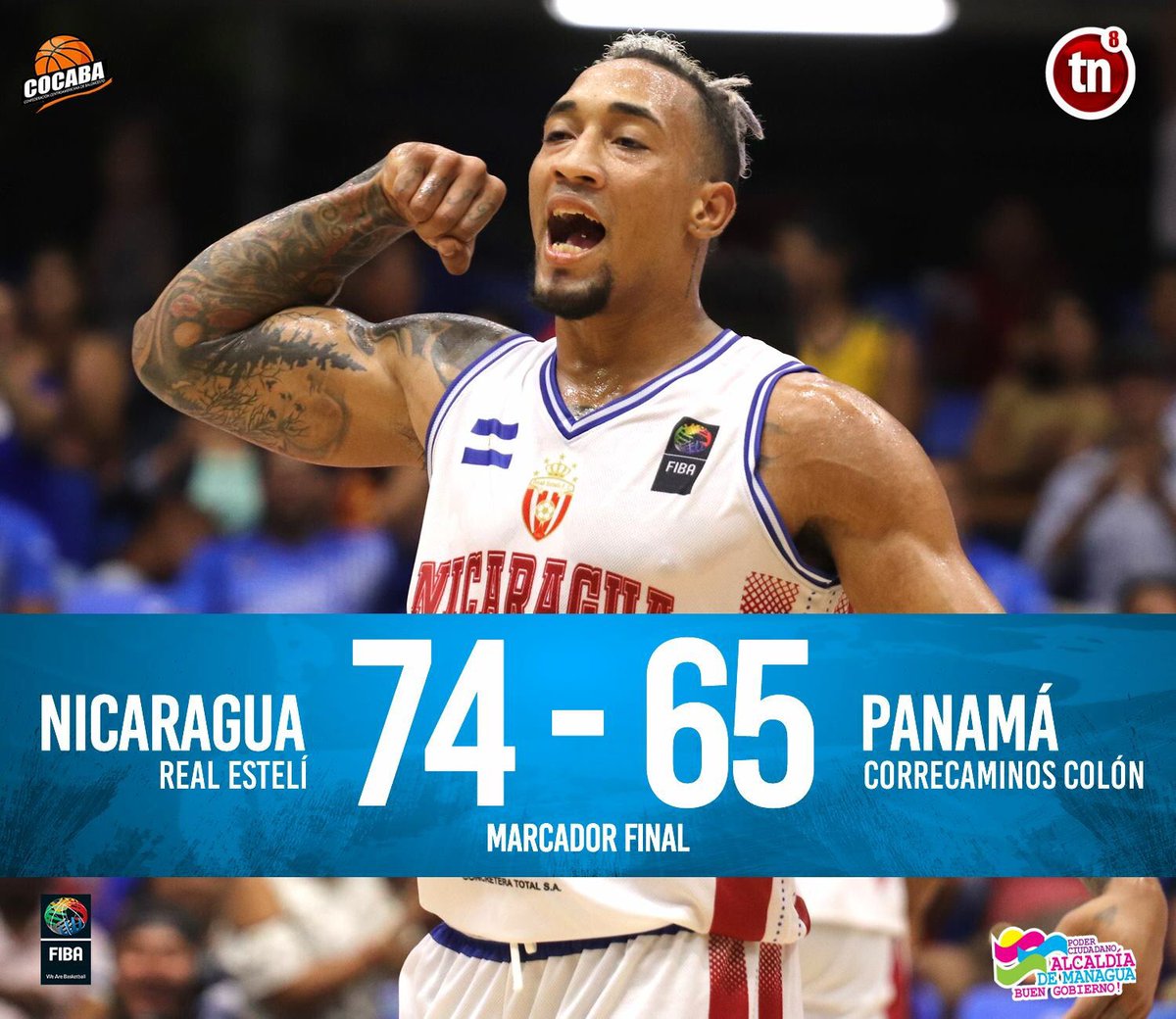 Managua2018's tweet photo. - MARCADOR FINAL -

Real Estelí 74 | 65 Correcaminos Colón https://t.co/iW9c07U40U