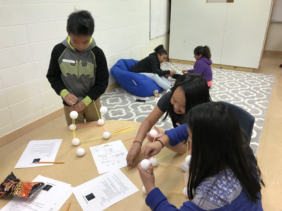 SybeldonTheresa's tweet photo. Glow in the Dark 3D shapes - Crazy8s Math Club at ELL Homework &amp; Enrichment Club 
#EverestPride #WestonPride #ELLHomeworkClub https://t.co/ic8TsR3RXZ