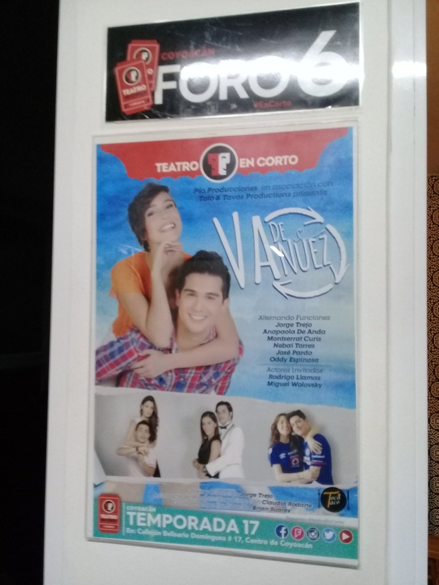 Testigos del éxito de <a href="/MontserratCuris/">⭐️Montserrat Curis⭐️</a> <a href="/OddyEspinosa/">Oddy Espinosa</a> en <a href="/VaDeNuezTC/">Va De Nuez TC Coyoacán</a> en <a href="/TeatroEnCorto/">Teatro En Corto</a> #Coyoacan 

Cierre de Temporada